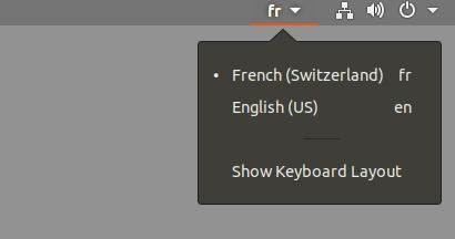 [nouveau menu de choix de clavier]